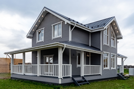 дом "Иллюзион 180" стройка