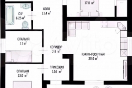 Дом 144 м² на участке 8 сот.