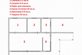 Коттедж 101 м² на участке 8,9 сот.